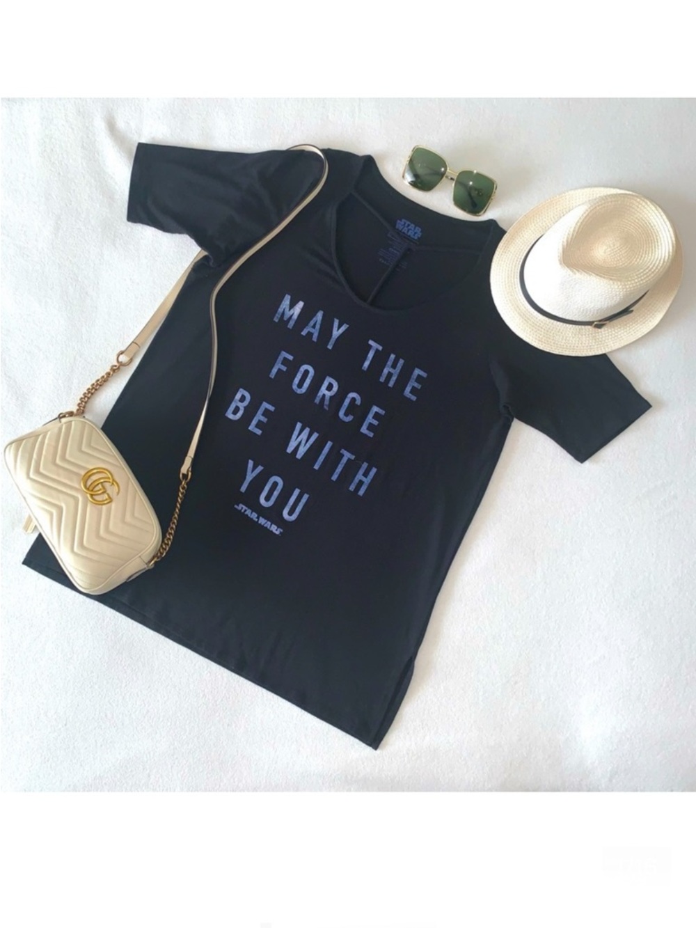 STAR WARS Cutout Tee “May the Force Be With You” Sexy Tee size 10X Torrid EUC